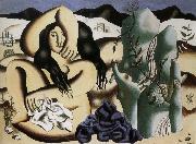 Fernard Leger Bather oil